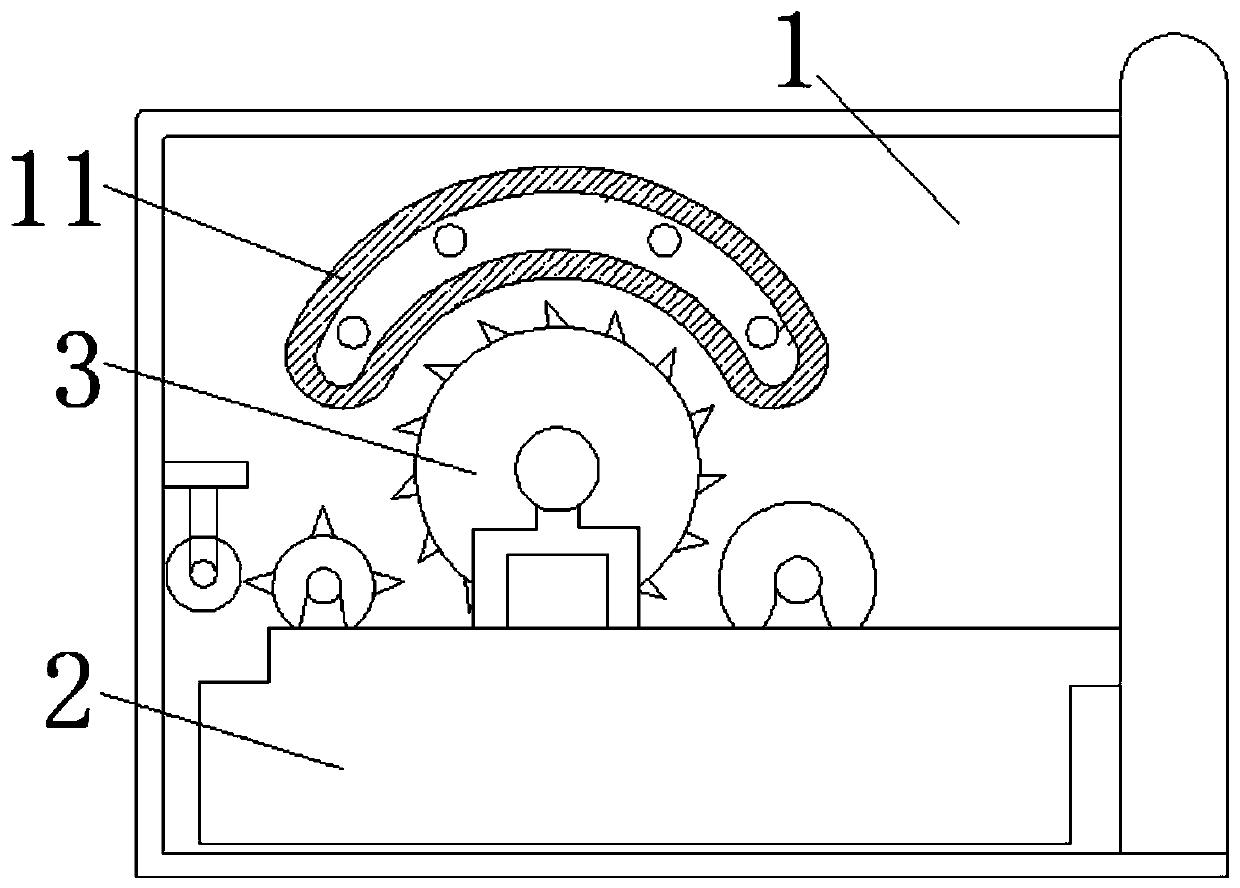 Carding machine capable of preventing cotton seeds from being stuck