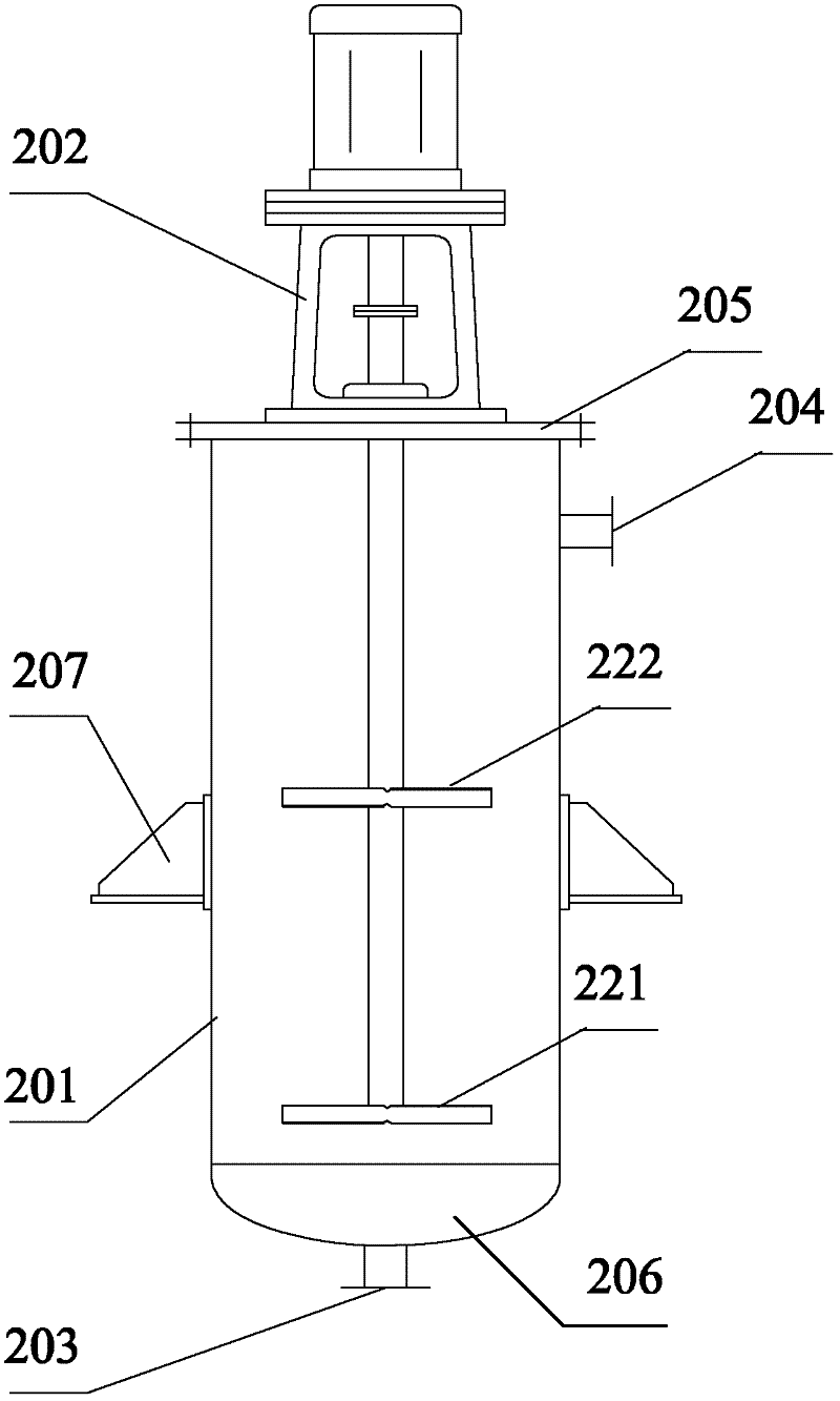 Sludge water heat drying treatment device and homogeneous reactor thereof