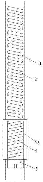 Locking device for gas path connecting pipe