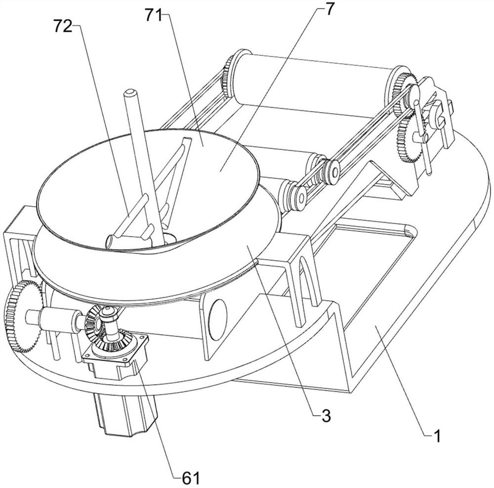 Raw material screening device for pet solid food production