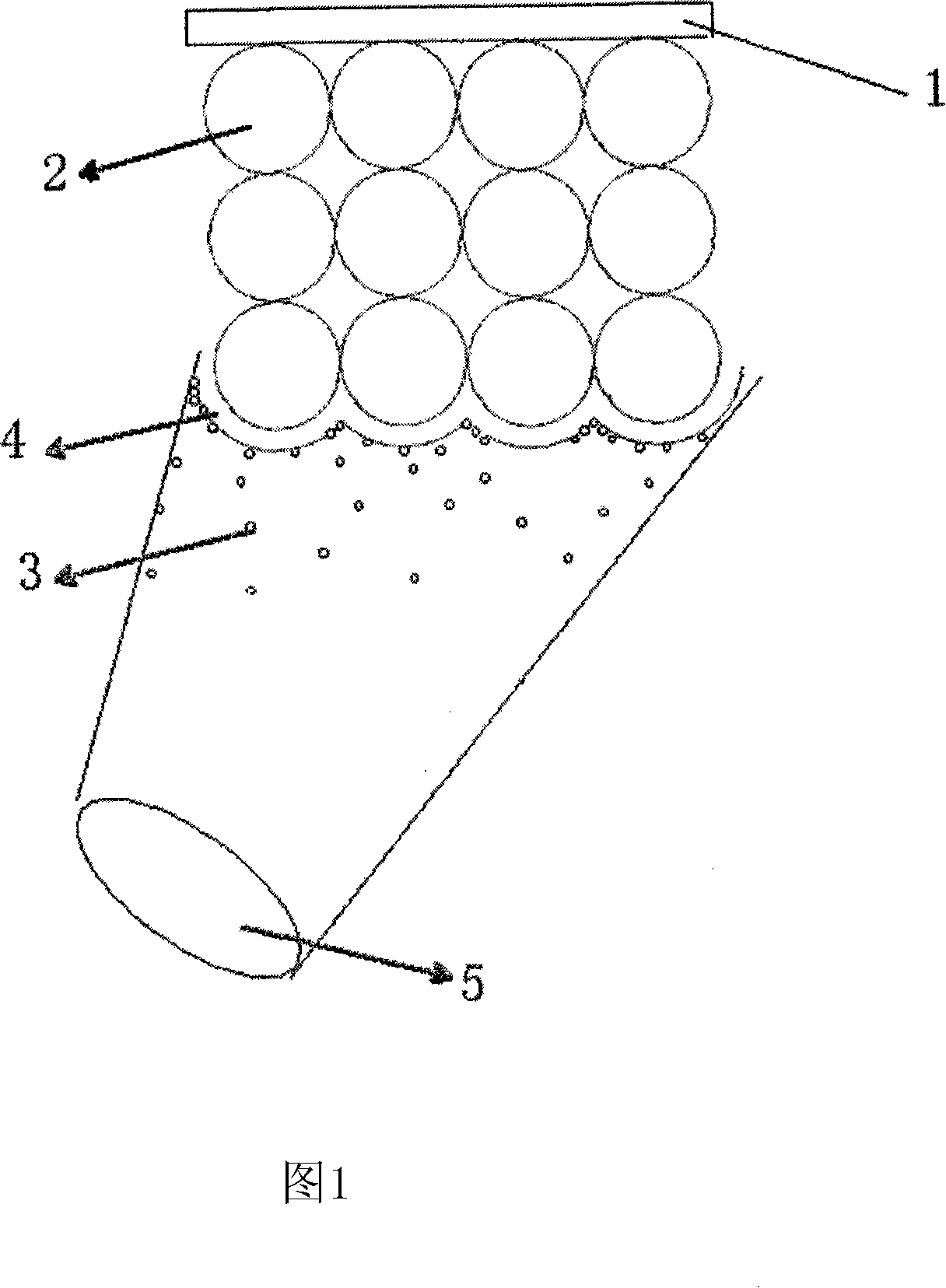 Method of manufacturing two-dimension periodic semi-sphere shell dot matrix of large scale zinc oxide