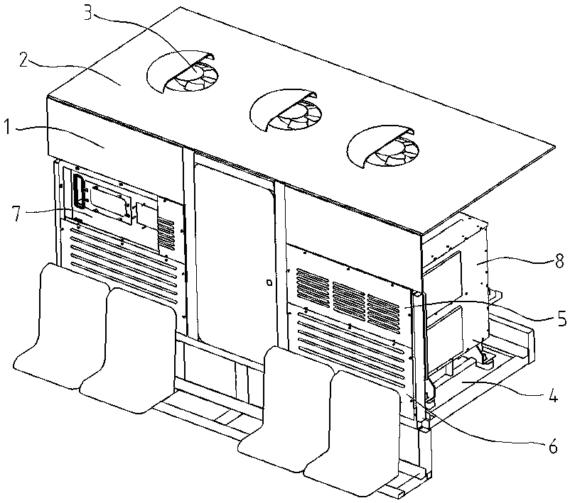 Vehicle and battery cabin, and ventilation structure of battery box