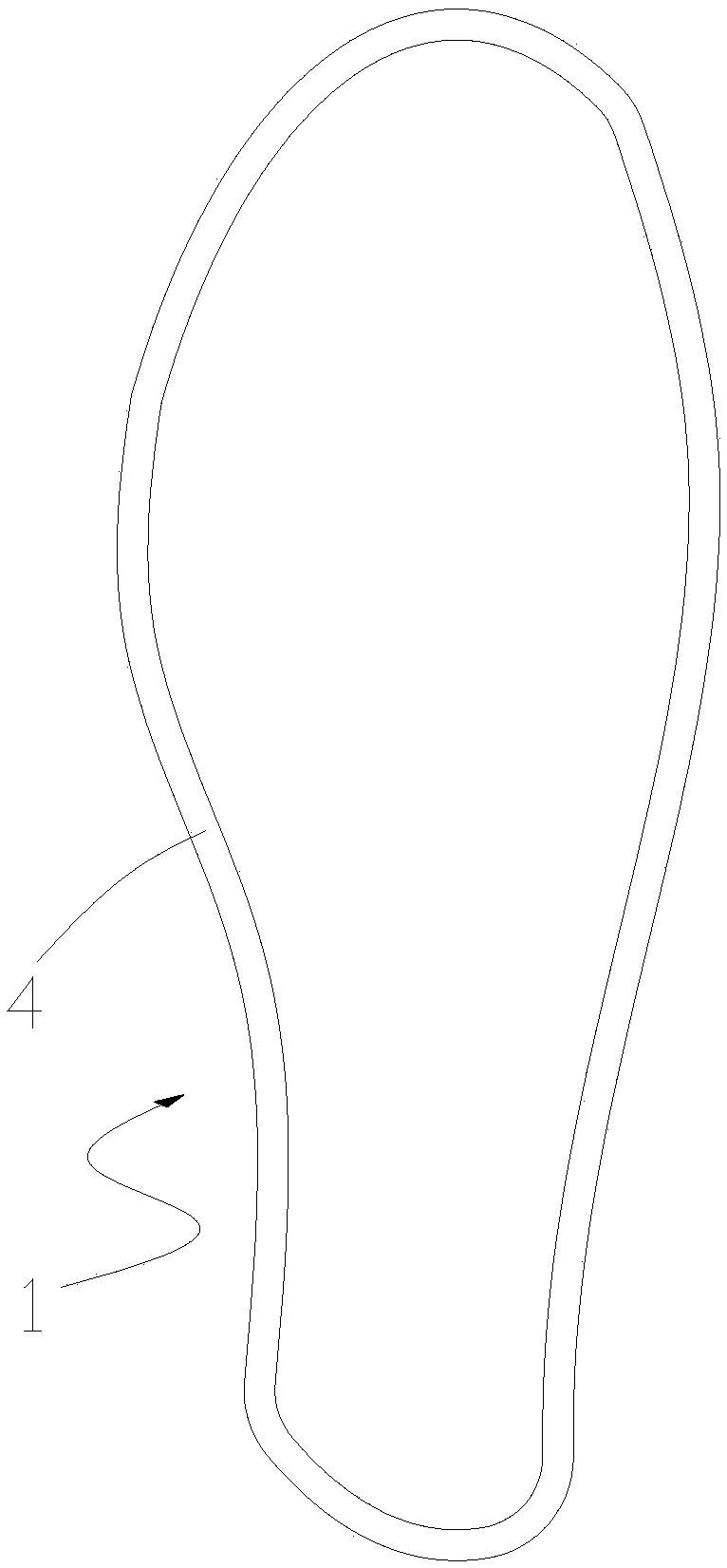 Vertical cotton insole and making method thereof