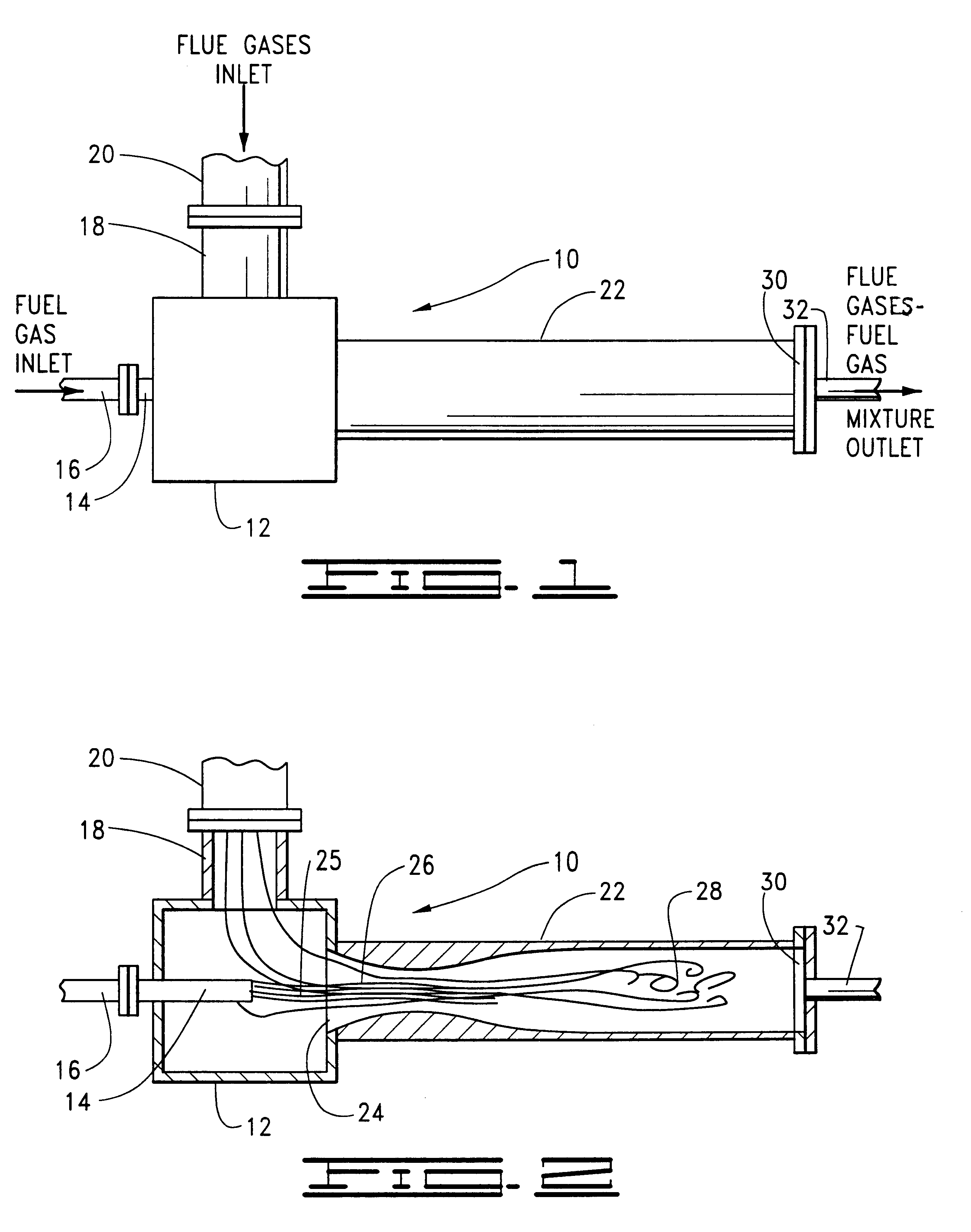 Fuel dilution methods and apparatus for NOx reduction