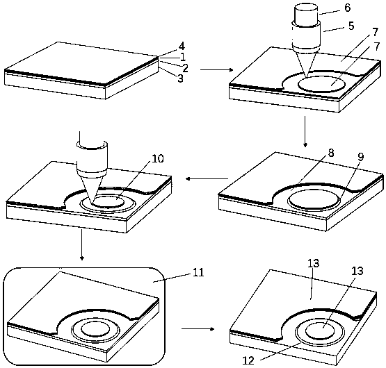 Adjustable optical frequency comb based on lithium niobate microcavity and preparation method thereof