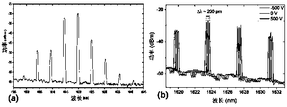 Adjustable optical frequency comb based on lithium niobate microcavity and preparation method thereof