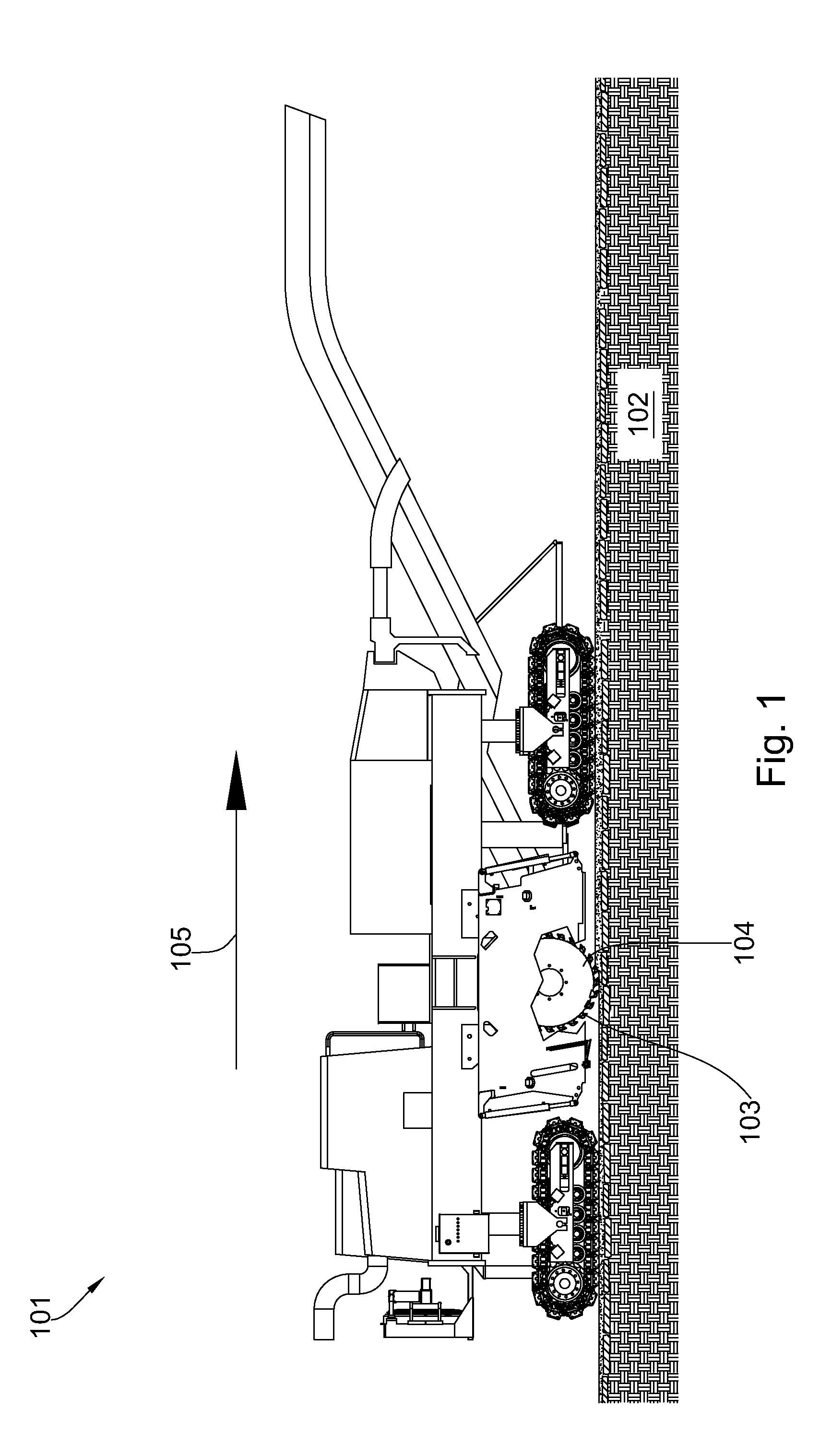 Pick assembly with integrated piston