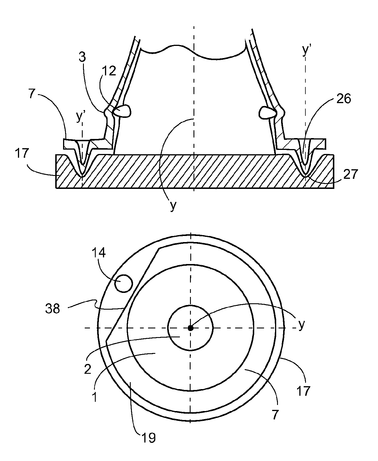 Probe cover with matching feature for a medical thermometer