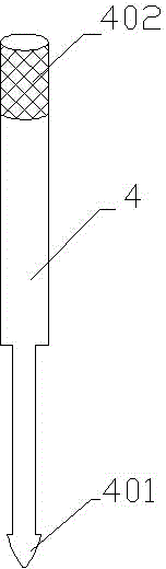 Tool used for preparing screw channels for pelvis crista iliaca external fixator