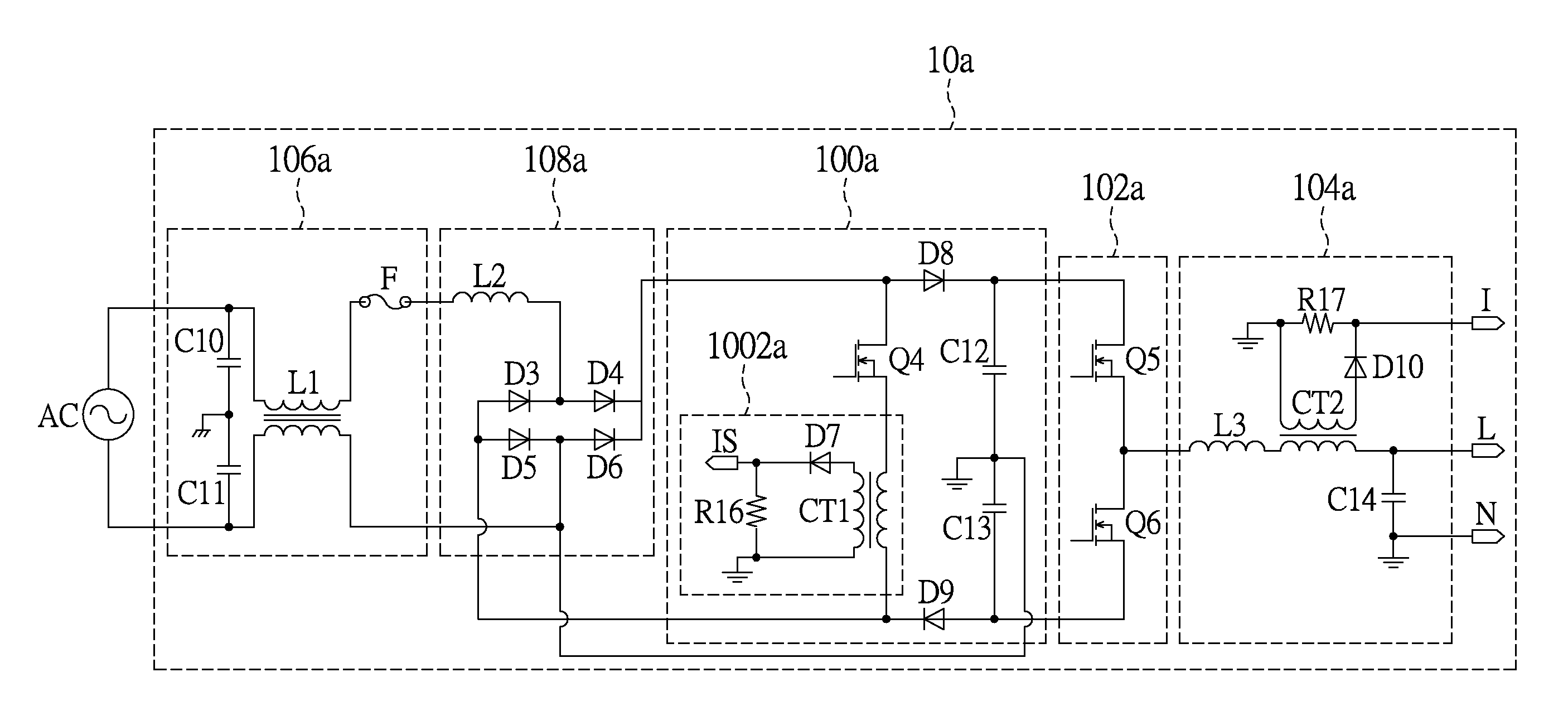 Total harmonic current distortion control circuit and method thereof