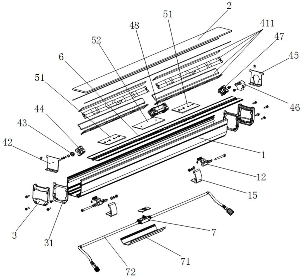 Water ripple lamp and assembling method