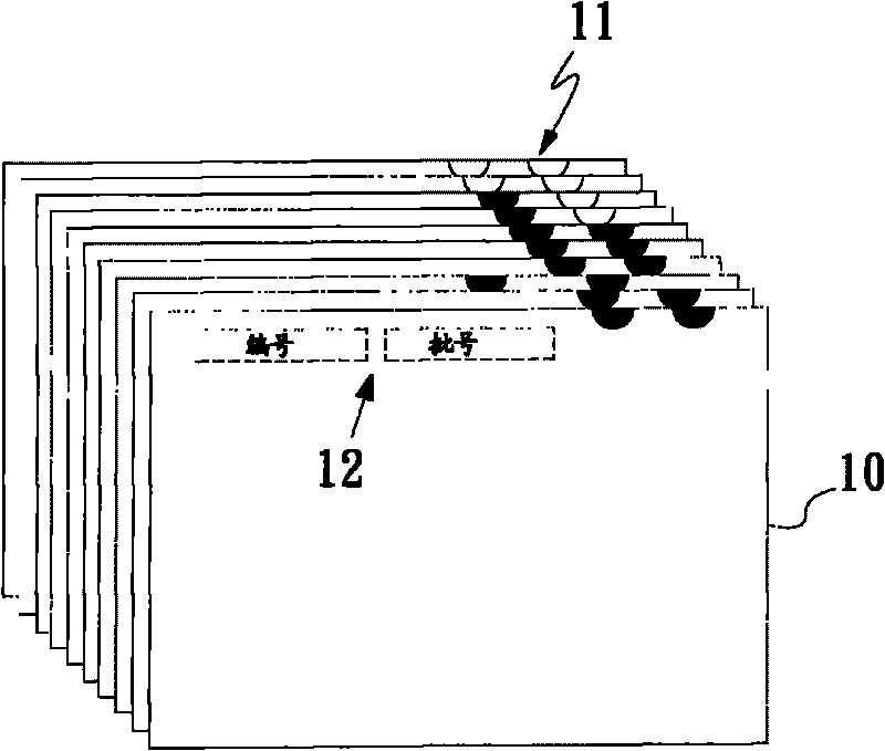 Method for identification management of flat panel objects