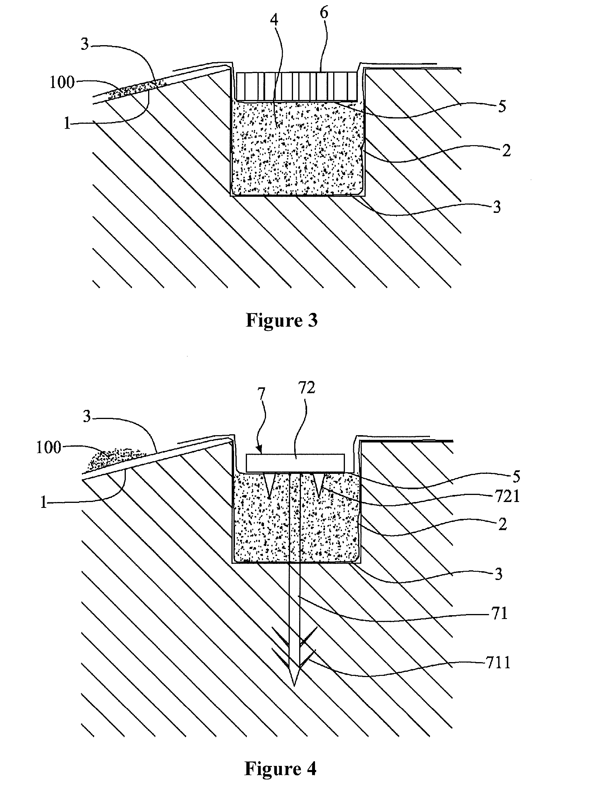 Method and structure for reinforcing ecological greening fabric