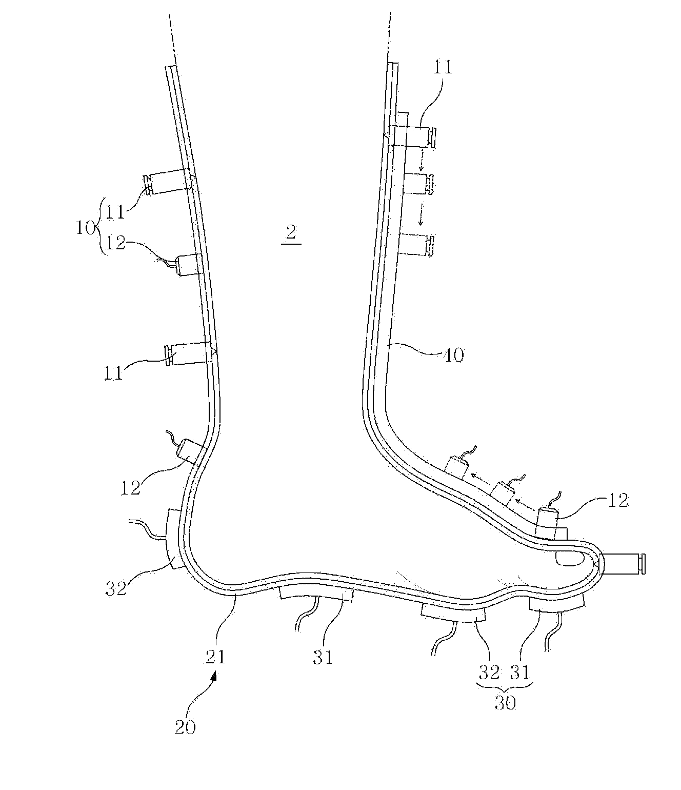 Device for examining nerve function