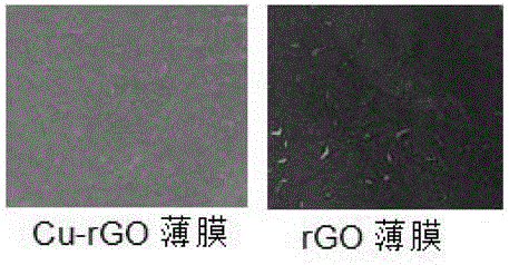 Preparation method and application of Cu nanowire-reduced graphene oxide three-dimensional porous film