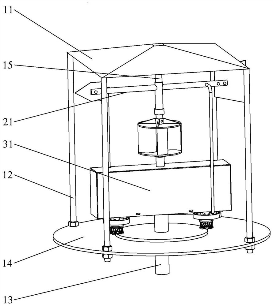 Intelligent instantaneous wind direction indicating device for plastic product production workshop