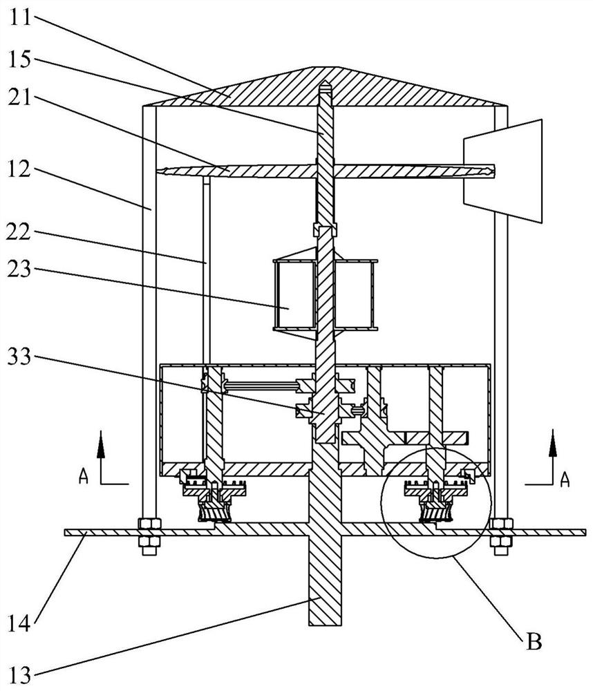 Intelligent instantaneous wind direction indicating device for plastic product production workshop