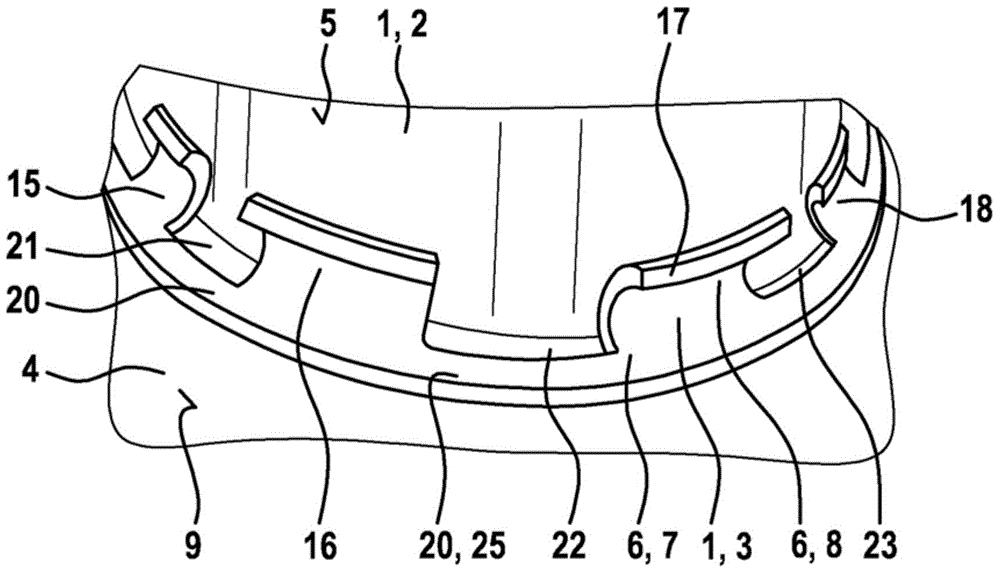 Arrangement for a fuel injection system with a fuel injection valve and a decoupling element