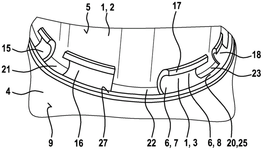 Arrangement for a fuel injection system with a fuel injection valve and a decoupling element