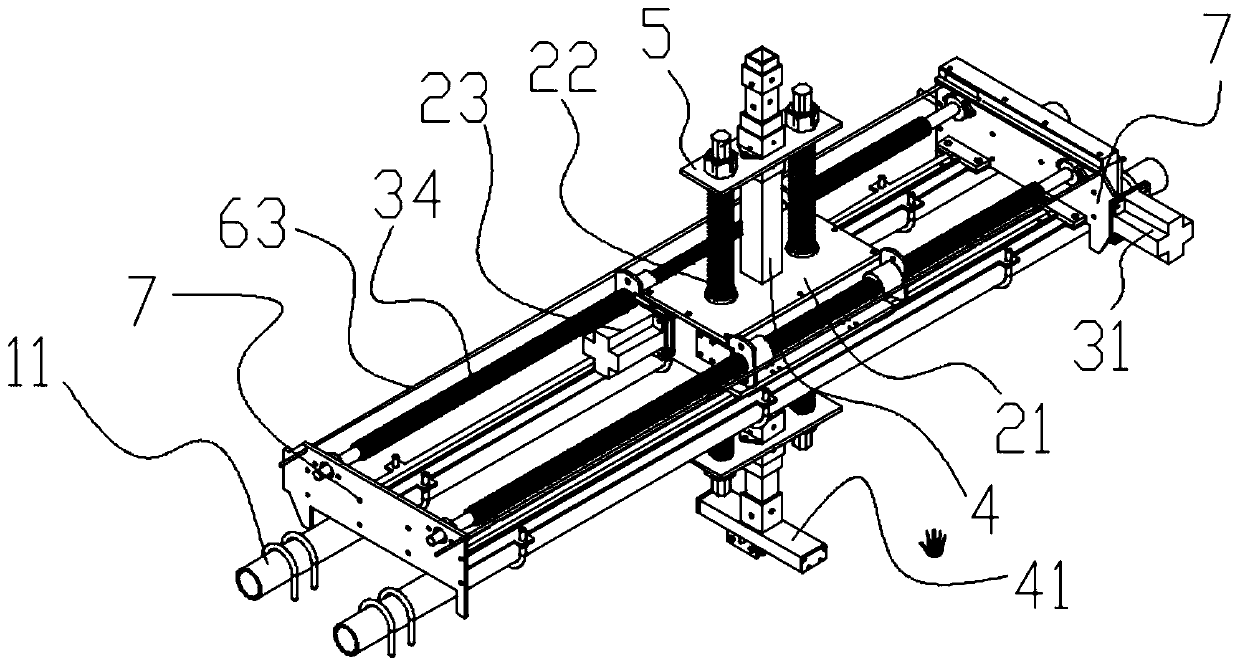 Geometric parameter automatic adjusting mechanism and control method thereof