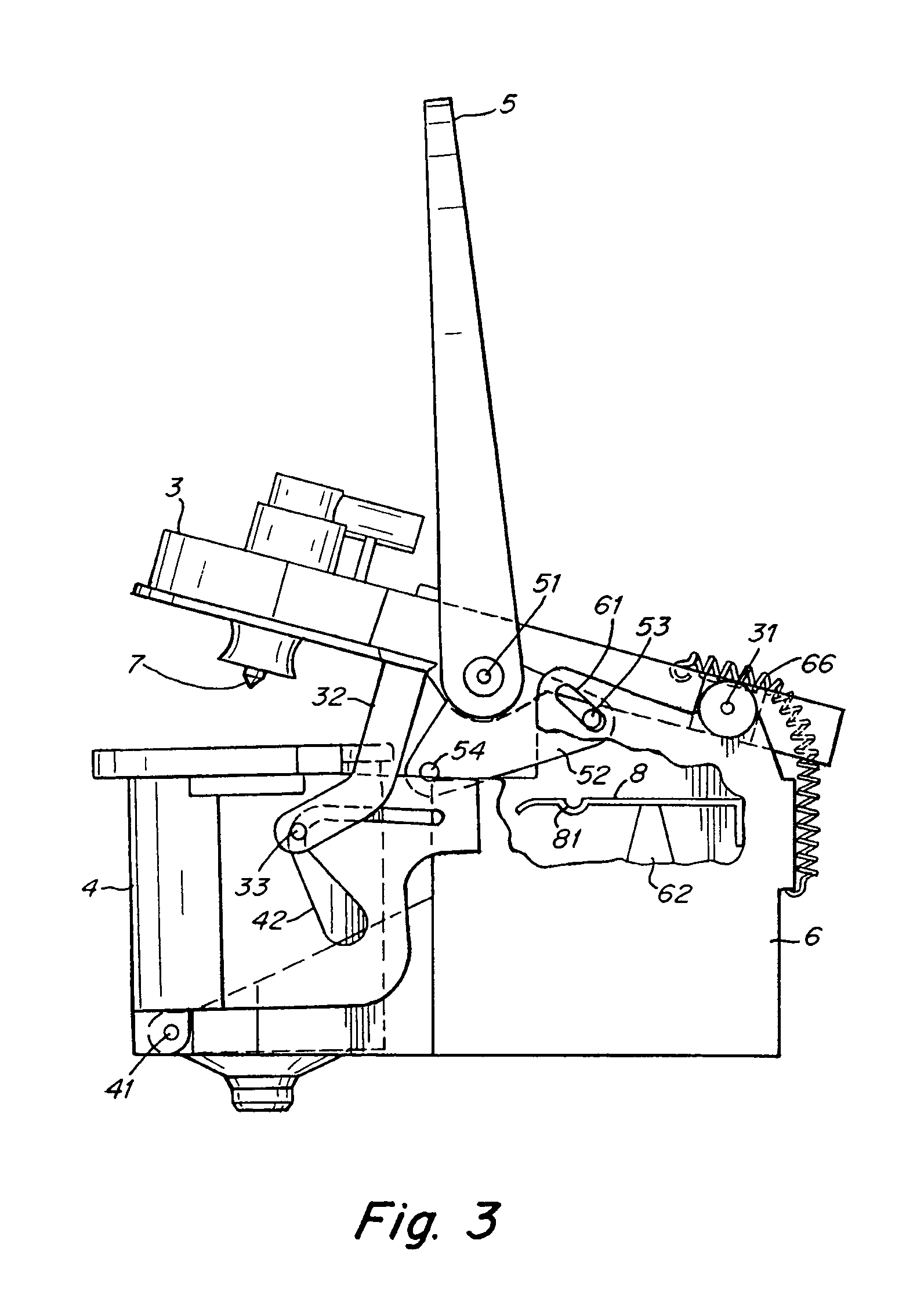 Beverage forming device with opening/closing mechanism for a beverage cartridge receiver