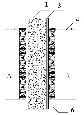 Casing draining end bearing pile for treating liquefied foundation and construction method