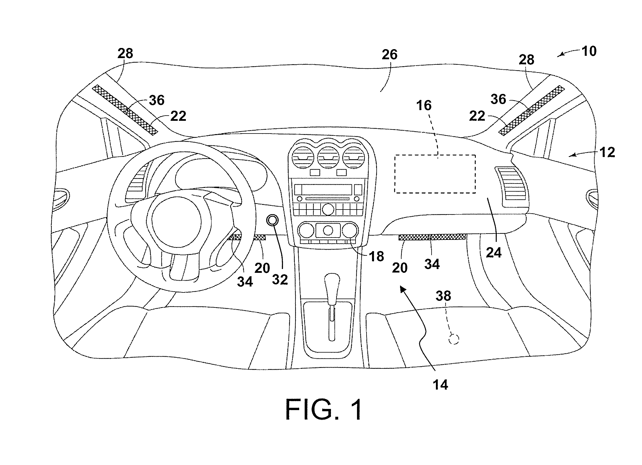 Vehicle radiant heating control system