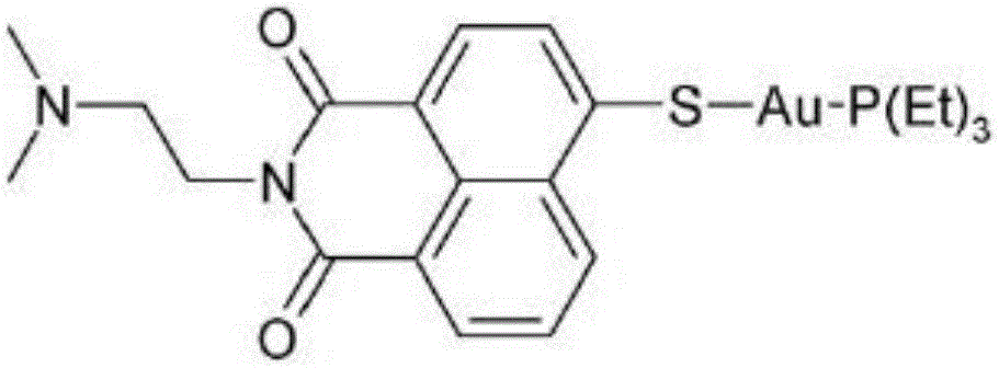 Alpha-cyclodextrin and gold complex as well as application of alpha-cyclodextrin and gold complex in microcontact printing technology