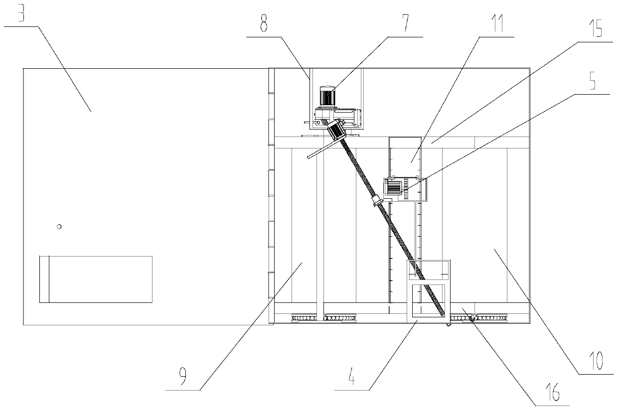 Direct-push material-taking type boxed meal vending machine based on external chute