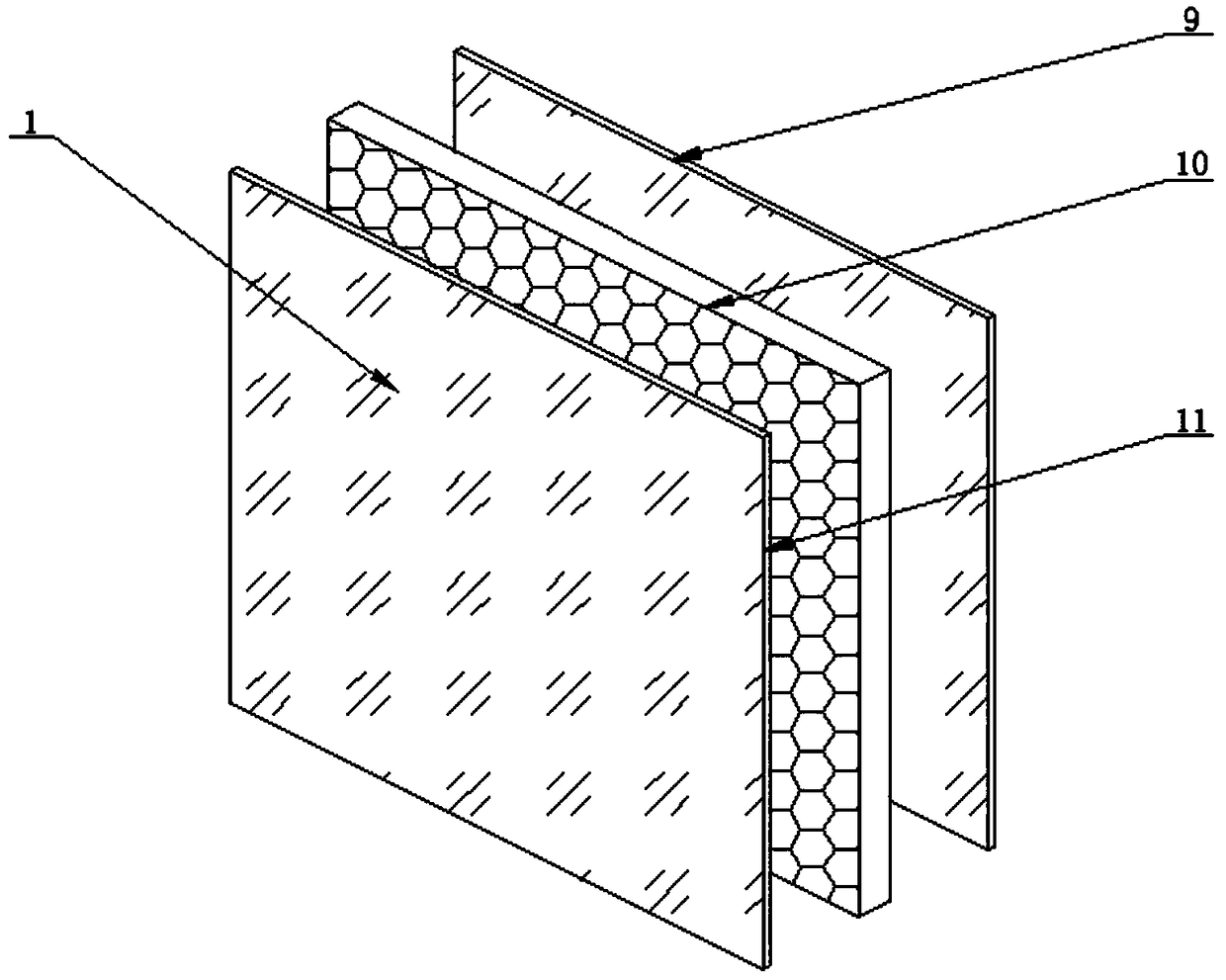 Construction isolating device for urban traffic