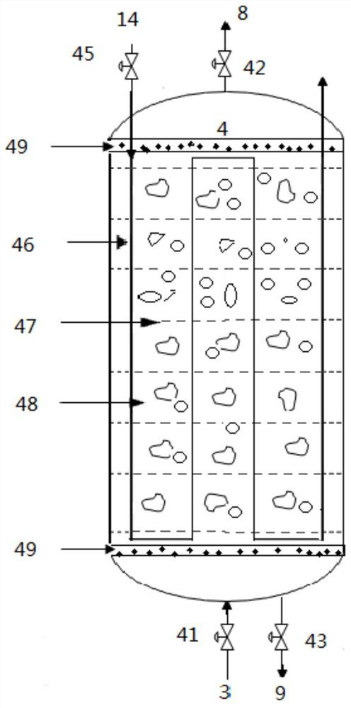 Low-temperature adsorption and high-temperature desorption efficient oil gas recovery method