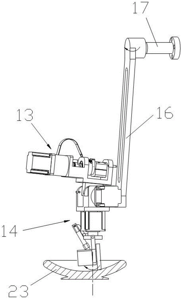 Rehabilitation device capable of realizing comprehensive self-training for motion ability of upper limbs
