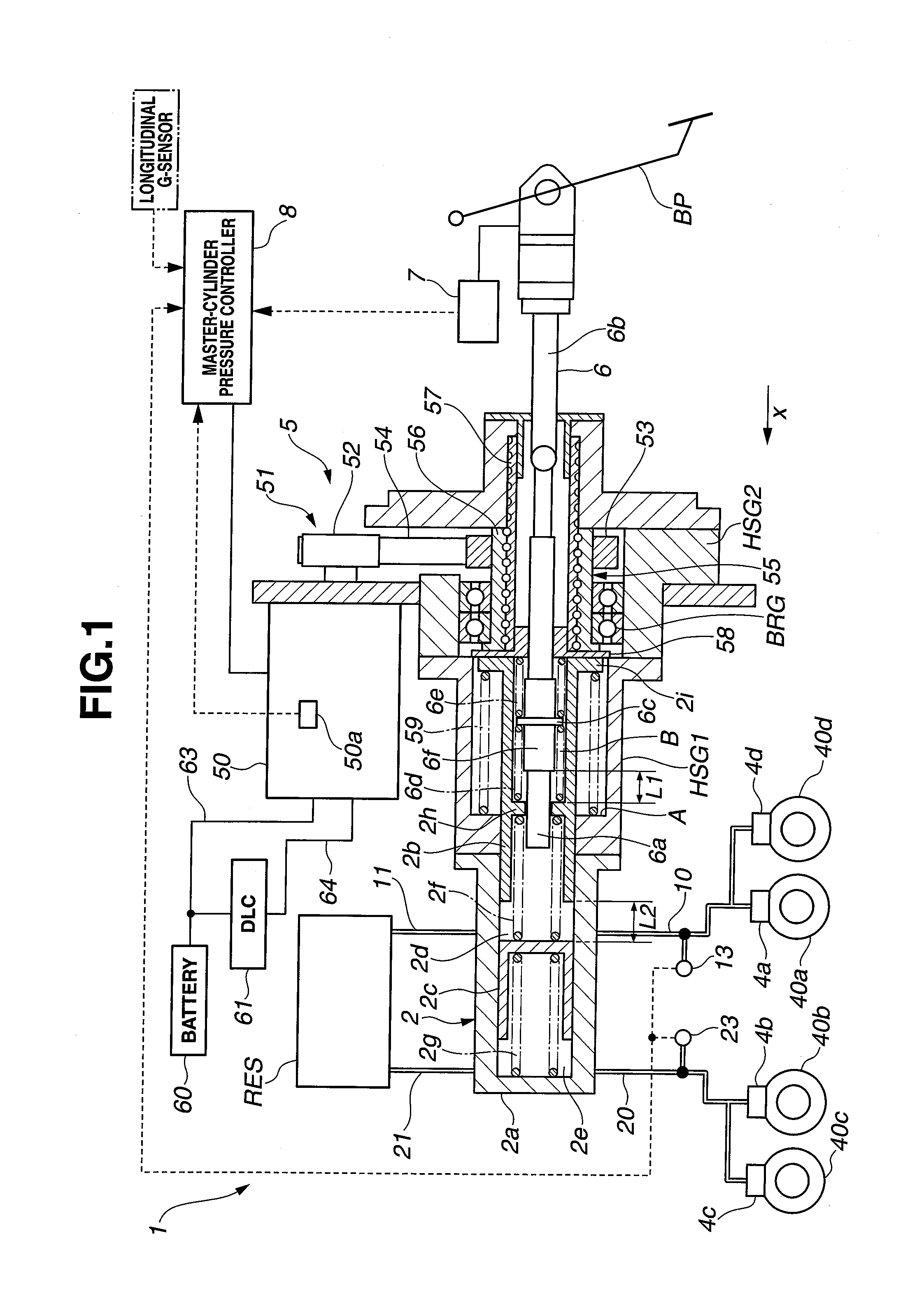 Brake device and method of controlling brake device