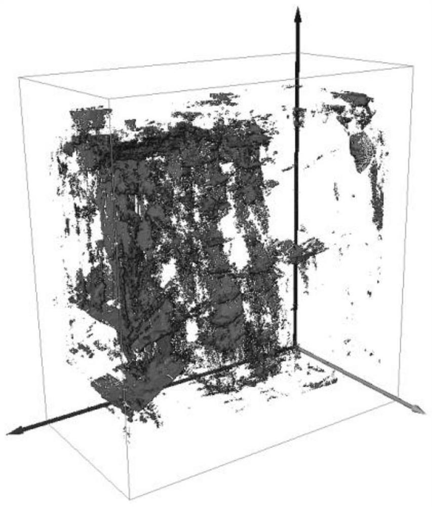 Simulation method for deformation-fragmentation of quasi-brittle material under action of supercritical CO2