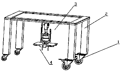 Installation equipment for a municipal manhole cover