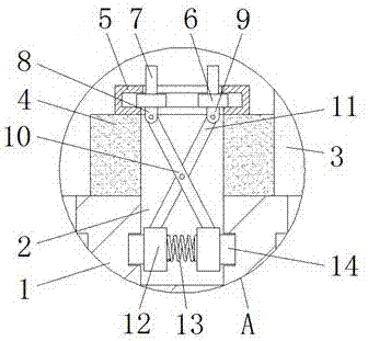 Spinning warp beam with disc spacing adjusted