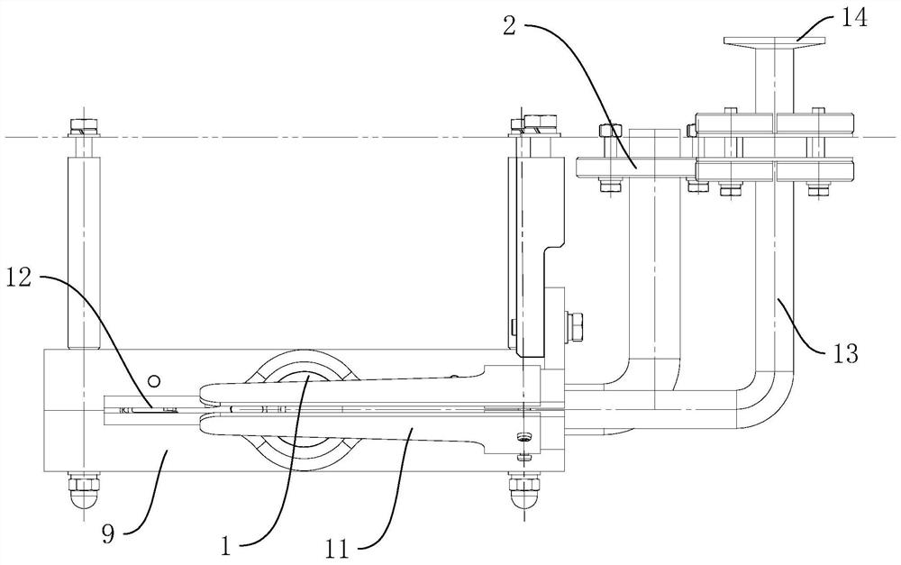 Central filling pipe for soft package packaging machine