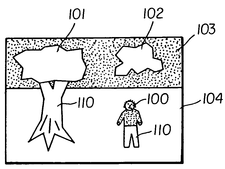 Method and system for selectively applying enhancement to an image