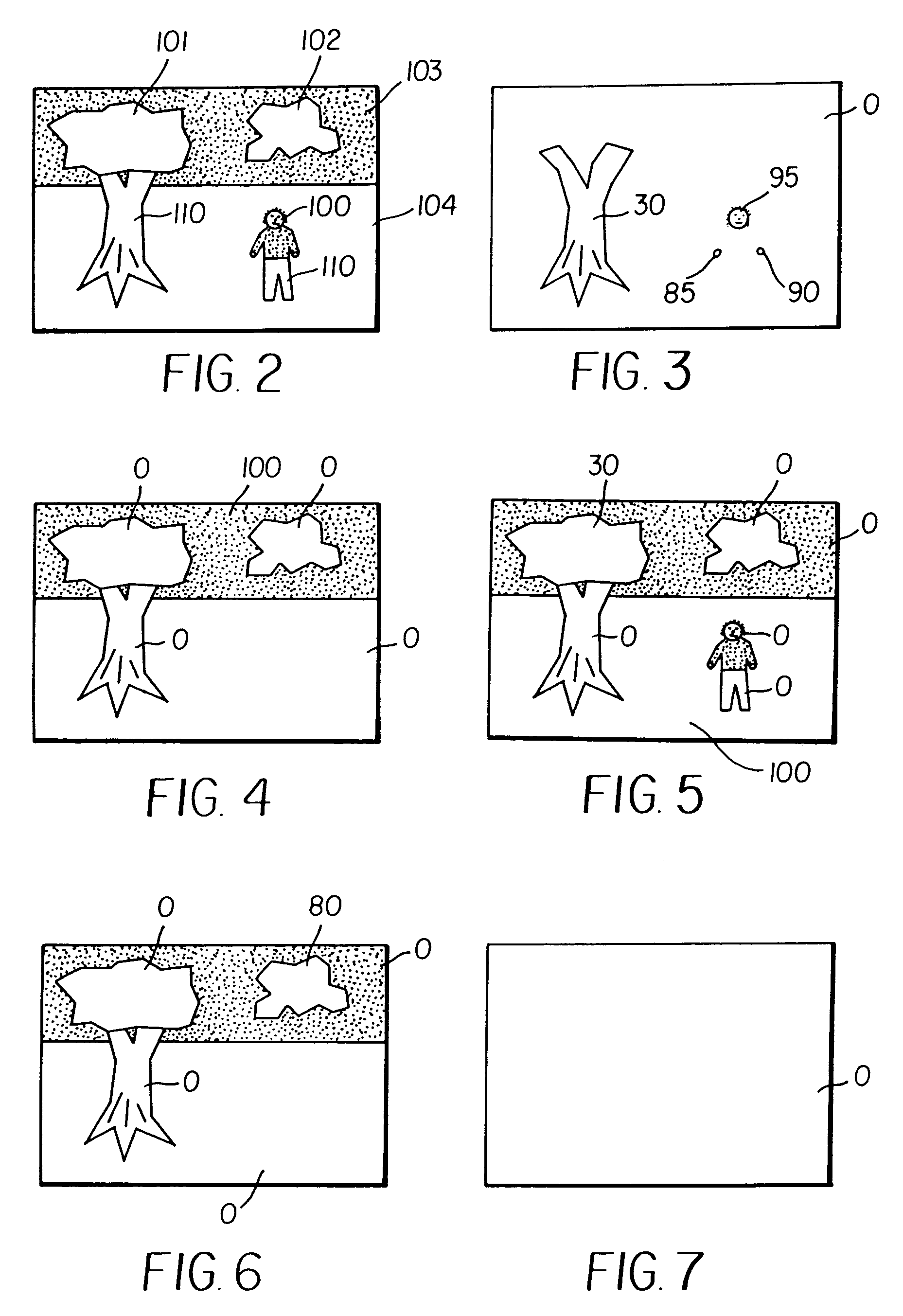 Method and system for selectively applying enhancement to an image