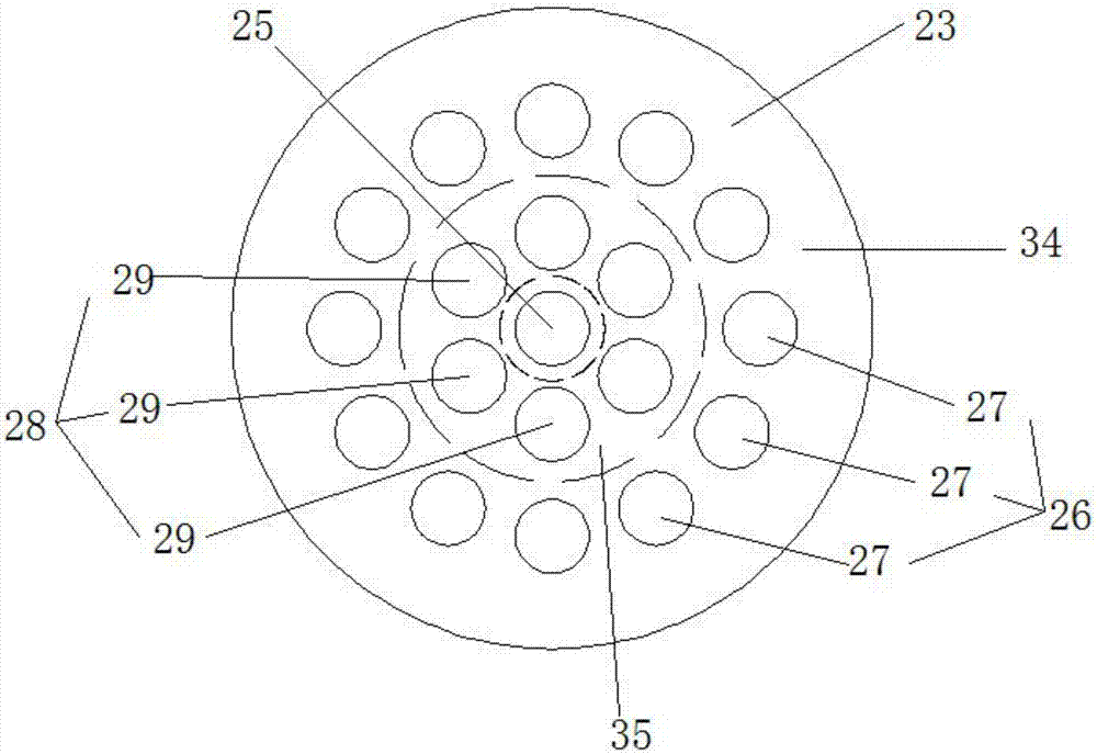 Condensing device used for return water condensing system