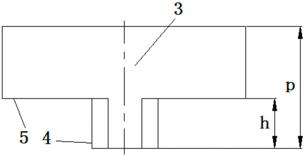 Machining method for large-sized inner-hexagon blind hole