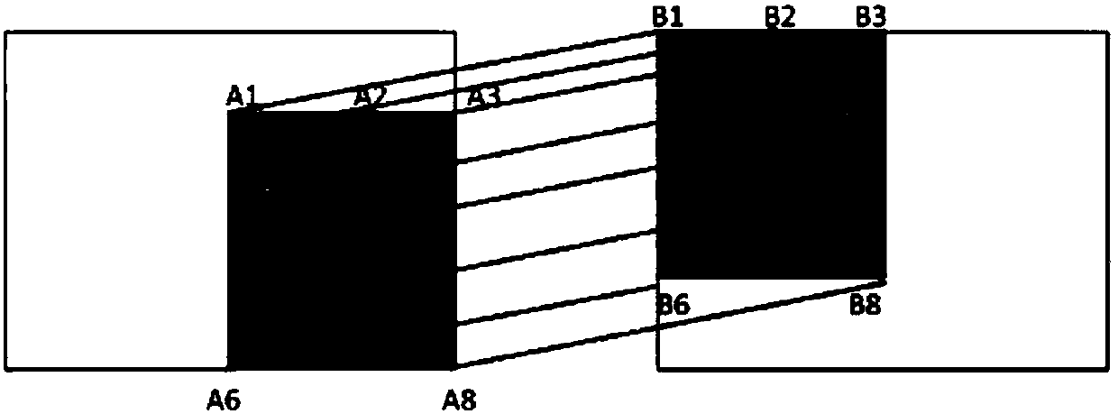Image splicing method based on projection geometry and SIFT characteristics