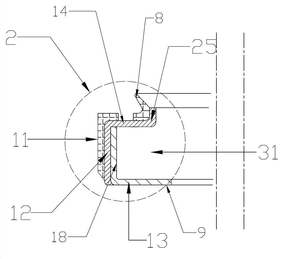 Rotary seal lip type seal ring assembly for rotating shaft