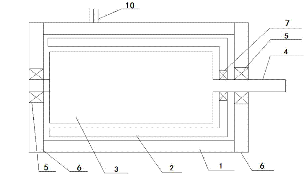 Asynchronous permanent magnet synchronous generator