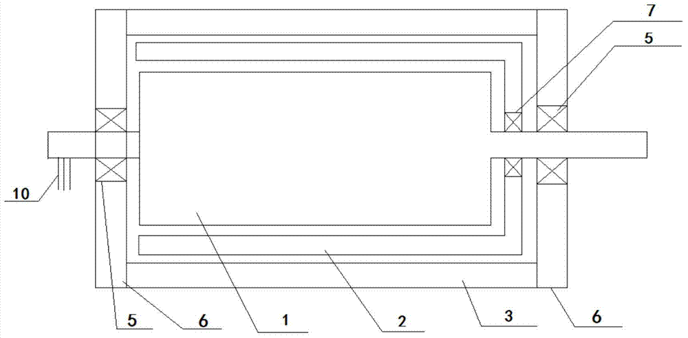 Asynchronous permanent magnet synchronous generator