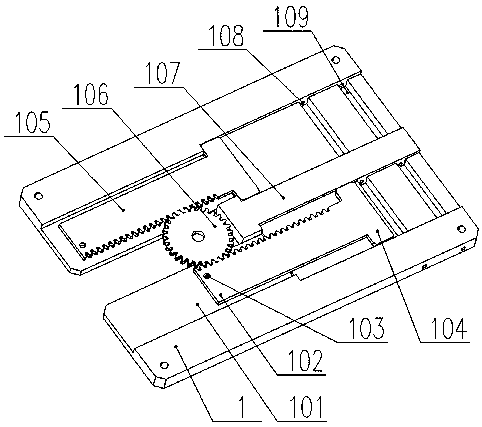 A gasket separation device with oiling function