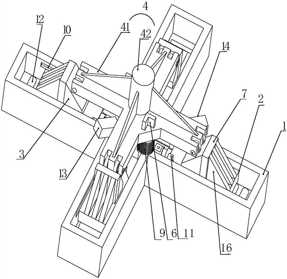 Biaxial cruciform tensile testing device