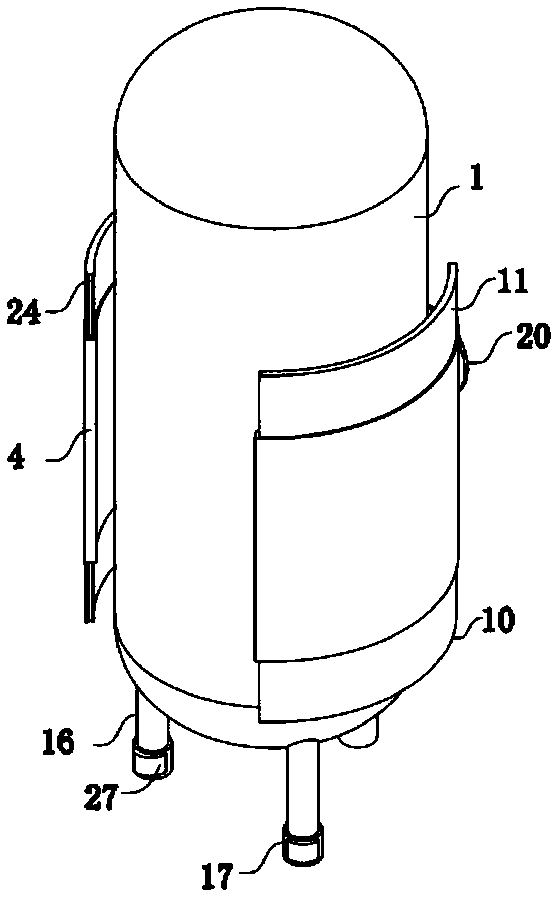 A boiler with an isolation mechanism