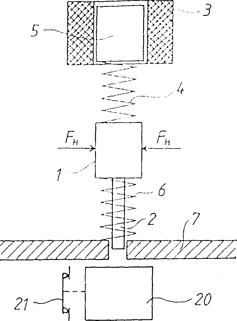 Tripping device for overcurrent breaker