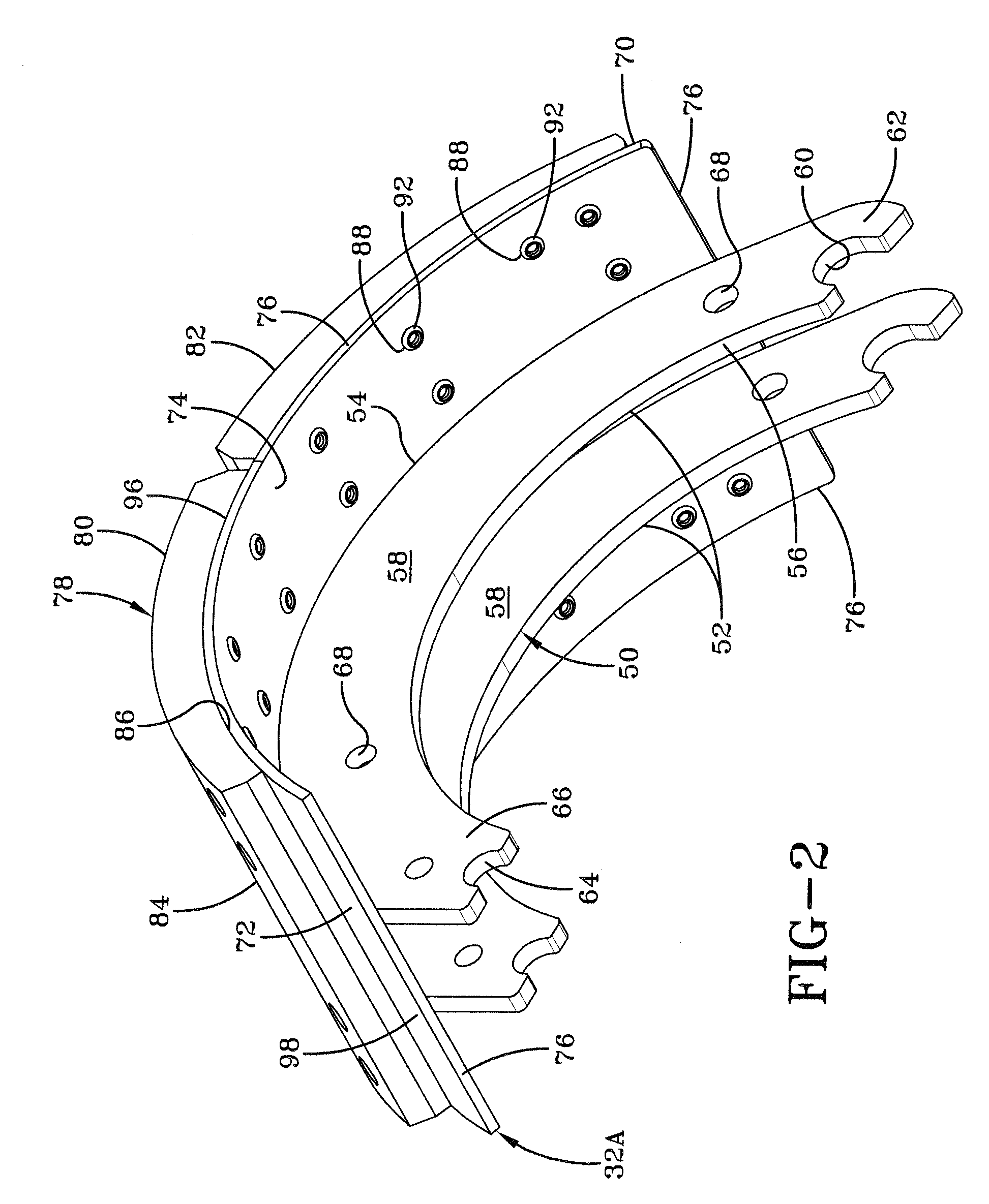 Heavy-duty vehicle brake assembly with sealing interface